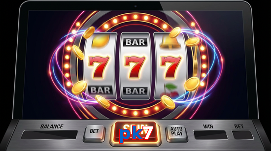 Main screen of Pk7 slots page for PK players